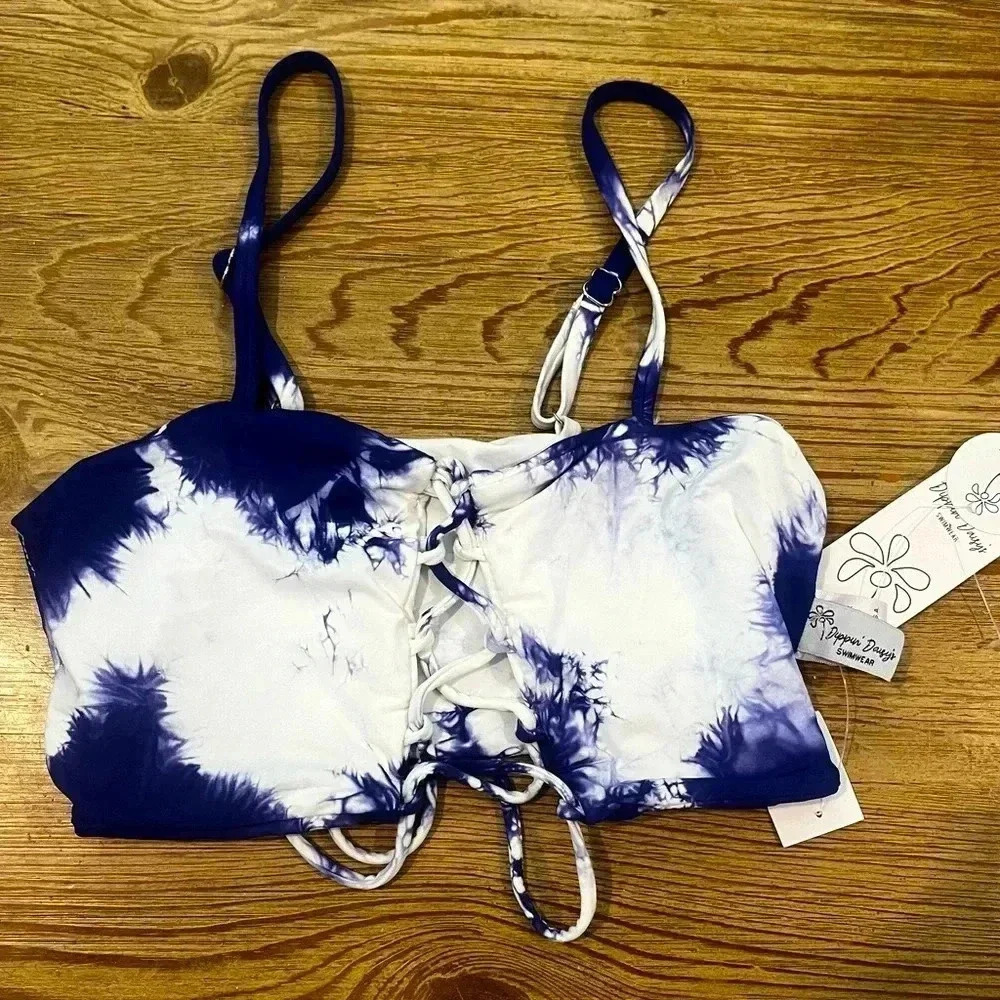 NWT dippin daisy’s small bikini top
